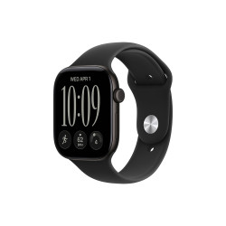 Apple Watch Series 12 GPS + Cellular Black Aluminium Case with Black Sport Band