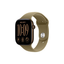 Apple Watch Series 12 GPS + Cellular Dark Bronze Aluminium Case with Olive Sport Band