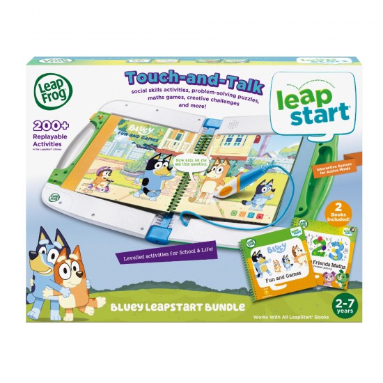 VTech Leap Frog Bluey LeapStart Bundle - Green VTech Leap Frog Bluey LeapStart Bundle - Green