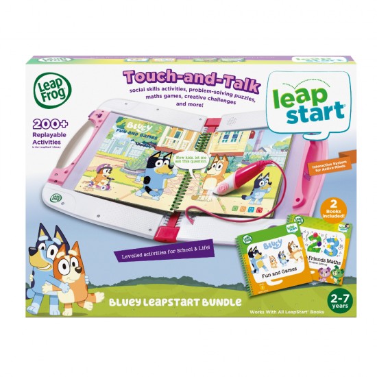 VTech Leap Frog Bluey LeapStart Bundle - Pink VTech Leap Frog Bluey LeapStart Bundle - Pink