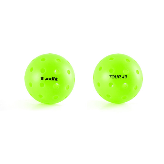 Luft Tour 40 Outdoor Pickleball Ball - 6 Pack x 2