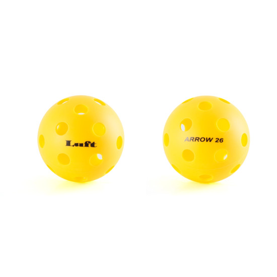Luft Arrow 26 Indoor Pickleball Ball - 6 Pack x 2